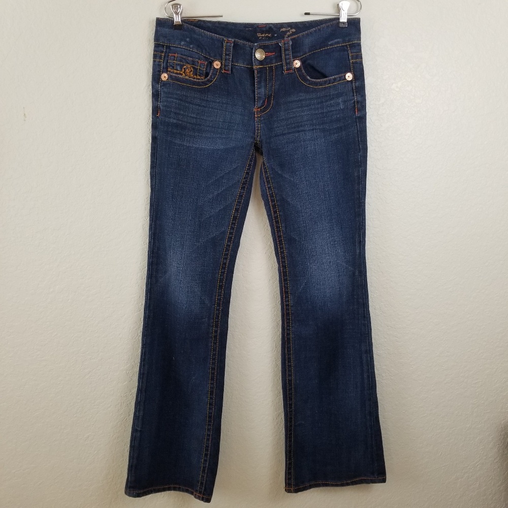 EUC Seven7 bootcut jeans rope pocket 29